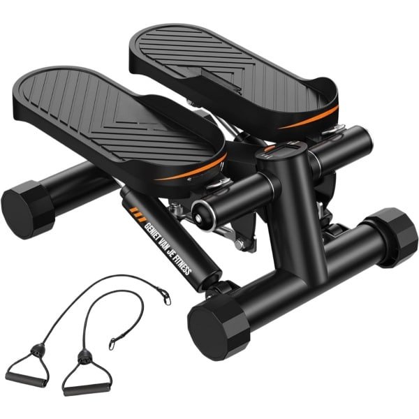 DnA® Stepper Fitness - Hometrainer - Fitness - Zwart - 29cm x 33cm x 8cm