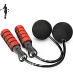 Draadloos Springtouw met Gewogen Handvatten - Verstelbaar Fitness Springtouw voor Cardio en Krachttraining