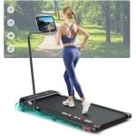 Draagbare 4-in-1 Loopband voor Thuis: Geluidsarm en Ruimtebesparend Fitnessapparaat