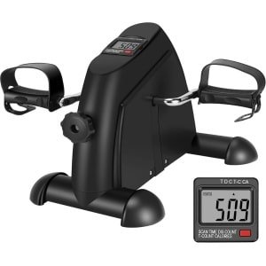 Draagbare Mini Hometrainer voor Fietsen Been en Arm - Lage Weerstand Oefenfiets voor Herstel