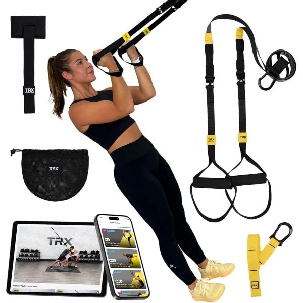 Draagbare Suspension Trainer voor Krachttraining - Compact Fitness Systeem voor Thuis en Onderweg met App