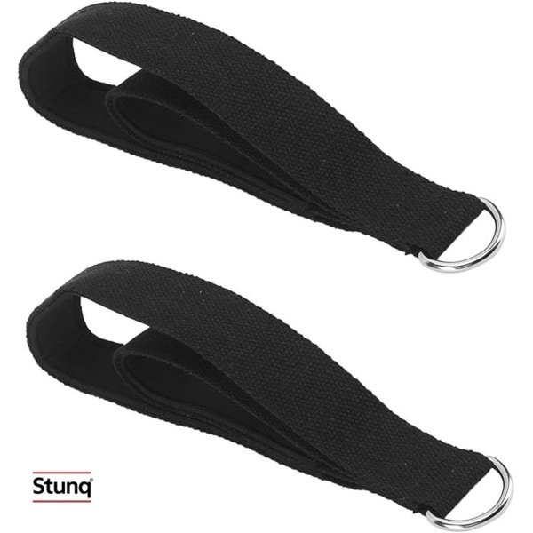 Dubbele lus pilatesriem met D-ring voor krachttraining