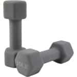Dumbbells Set van 2 - 4,5 kg Halterset Gietijzer voor Fitness en Krachttraining Thuis