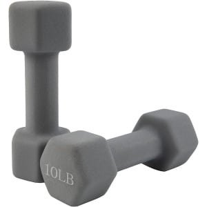 Dumbbells Set van 2 - 4,5 kg Halterset Gietijzer voor Fitness en Krachttraining Thuis