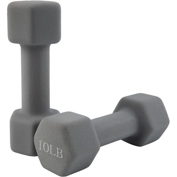 Dumbbells Set van 2 - 4,5 kg Halterset Gietijzer voor Fitness en Krachttraining Thuis