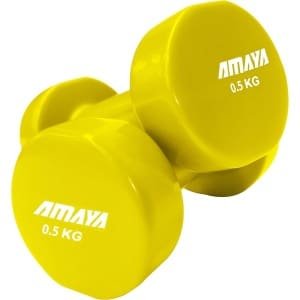 Dumbbells Set van 2 x 0.5 kg - Vinyl Halters voor Fitness, Krachttraining en Gym