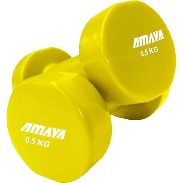 Dumbbells Set van 2 x 0.5 kg - Vinyl Halters voor Fitness, Krachttraining en Gym