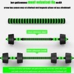 Dumbbells Verstelbare 10kg Halterset - Krachttraining Fitness Gewichten - Thuis Gym Training - Mannen Dames