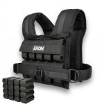 EXON Premium 20 KG Gewichtsvest - Adjustable Fitness Weighted Vest - Weight Vest Verstelbaar in Gewichten - Krachttraining, Crossfit, Calisthenics Trainingsvest 20KG