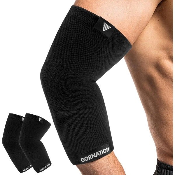 Elastische Elleboogbandages voor Compressie en Ondersteuning bij Krachttraining en Fitness - 1 Paar
