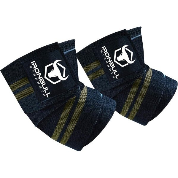 Elastische Elleboogbanden (2 stuks) - 100cm Compressie voor Fitness, Krachttraining en Gewichtheffen - Verstelbare Elleboog Support