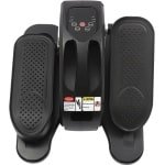 Elektrische Crosstrainer - Ondertafel Trainer - Zittend Trainen - 5 Snelheden Afstandsbediening - 44x36x22cm - Zilver Zwart