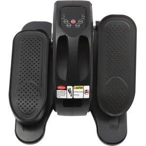 Elektrische Crosstrainer - Ondertafel Trainer - Zittend Trainen - 5 Snelheden Afstandsbediening - 44x36x22cm - Zilver Zwart