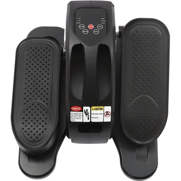 Elektrische Crosstrainer - Ondertafel Trainer - Zittend Trainen - 5 Snelheden Afstandsbediening - 44x36x22cm - Zilver Zwart