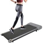 Elektrische Loopband - Thuis Fitness - Snel Lopen - Afstandsbediening Inbegrepen - Max 100 kg - Zilver