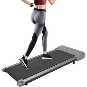 Elektrische Loopband - Thuis Fitness - Snel Lopen - Afstandsbediening Inbegrepen - Max 100 kg - Zilver