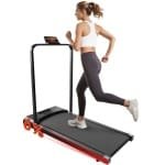 Elektrische Loopband - Wandelmachine - Looptrainer - Fitnessapparaat - Joggingmachine - Compact Design - 6% Hellingshoek - Fluisterstil Met Afstandsbediening - Zwart - Duurzaam Ijzer - Geschikt Voor Onder Bureau