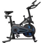 ElevateCommerce - QK116C Indoor Cycle Hometrainer | Spinbike met Magnetische Weerstand & 12 kg Vliegwiel | Stil & Verstelbaar | Fitnessfiets voor Thuisgebruik
