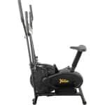 Elliptische Hometrainer met Verstelbaar Zadel, LCD-Display en Hartslagmeter