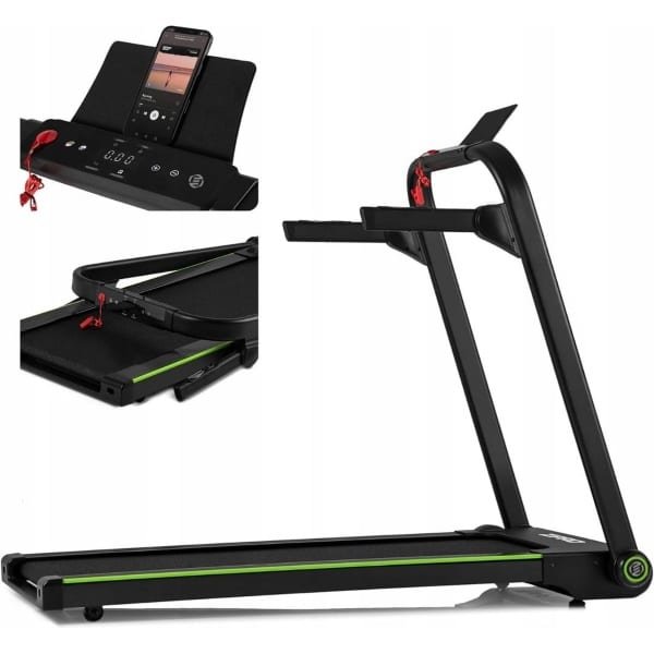 Equivera Loopband Inklapbaar - Loopband Opbouwbaar - Loopband Fitness - Loopband Elektrisch - Loopband Fitness Inklapbaar - Loopband Inklapbaar Electrisch - Wandelband - Breng de sportschool naar huis!