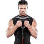 Ergonomisch Krachttraining Handvat met Tri-Grip voor Weerstandsbanden