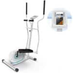 Ergonomische Crosstrainer 12kg Vliegwiel met LCD-Display en Hartslagmeter