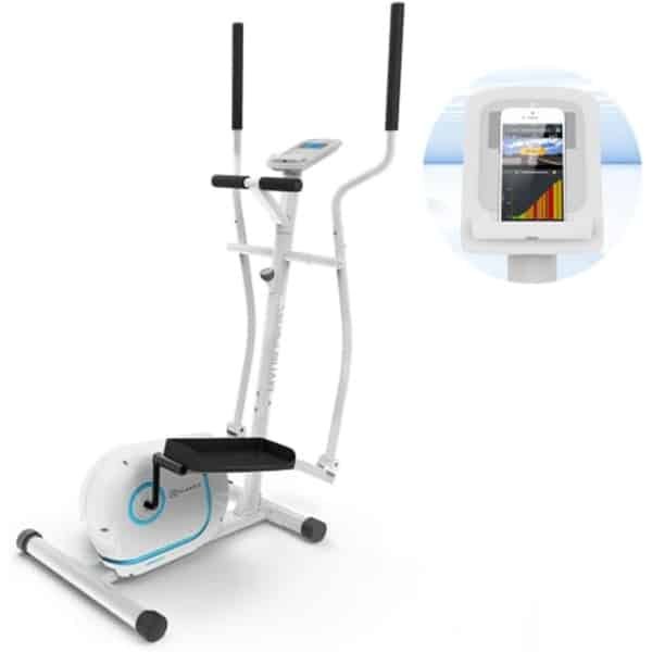 Ergonomische Crosstrainer 12kg Vliegwiel met LCD-Display en Hartslagmeter