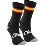 Fietssokken met Spaanse vlag - ademend, compressie en thermoregulering voor fietsen, MTB en crossfit