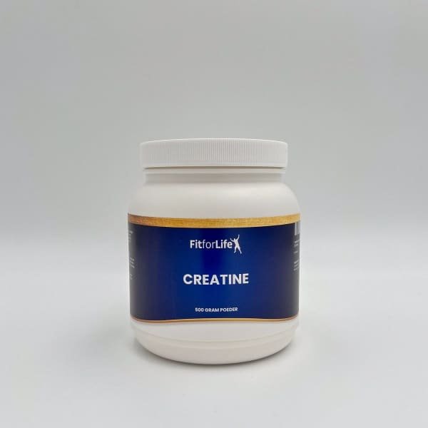 Fit for Life Creatine - Monohydraat - Supplement voor spieropbouw & prestaties - Geschikt voor vegetariërs en veganisten - Poedervorm - 500 gram