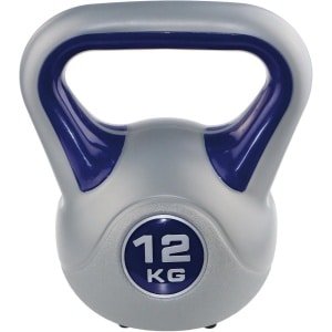 Fitness Kettlebell 12 kg Paars/Grijs voor Krachttraining