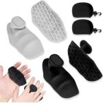 Fitness Krachttraining Grips - 2 paar - Weerstandsband Handgrepen - Inclusief Opbergtas - Rubberen - Verbeter Je Gri - Ergonomisch Design - Voorkomt Blaren - Duurzaam & Draagbaar - Geschikt voor Weerstandsbanden, Resistance Bands & Krachttraining