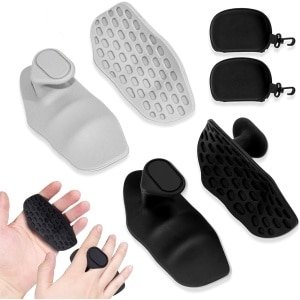 Fitness Krachttraining Grips - 2 paar - Weerstandsband Handgrepen - Inclusief Opbergtas - Rubberen - Verbeter Je Gri - Ergonomisch Design - Voorkomt Blaren - Duurzaam & Draagbaar - Geschikt voor Weerstandsbanden, Resistance Bands & Krachttraining