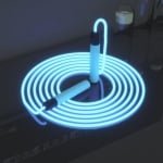 Fitness Springtouw voor Volwassenen en Kinderen - Verstelbaar Speed Rope met LED Licht voor Cardio Training