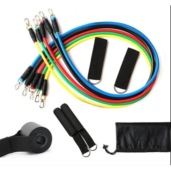 Fitness Weerstandsbanden - Resistance bands - Elastieken - Weerstandsbanden - Thuis sporten - Complete Home Workout Set - Krachttraining - Home gym - Inclusief Draagtas