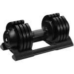 Fitpaddy Verstelbare Dumbell - Halter - Gewichten Halterset - 1,5 kg t/m 10 kg - Krachttraining - Fitness - Gym - Sport - Crossfit - Zwart - 1 Stuk