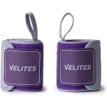 Flexibele Polsbandages voor Krachttraining en Fitness | Stevige Ondersteuning met Klittenband | Paars
