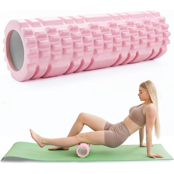 Foamroller - Triggerpoint massage - Massageroller - Zwart - Krachttraining