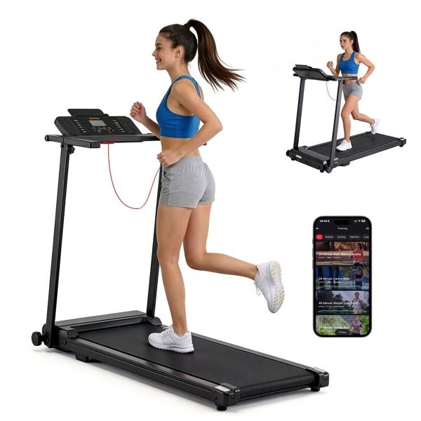 Formill X2NC - Loopband - Snelheidsbereik 1-12 km/u - APP - Loopoppervlak 38x100 cm - LED Scherm - Maximale draagcapaciteit 120 kg - Met draadloze afstandsbediening - Geschikt voor fitness thuis of in een appartement