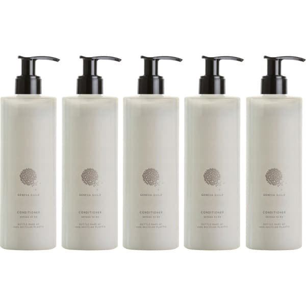 Geneva Guild Haarconditioner met creatine en kamille-extract met pompje, veganisten 5x380 ml