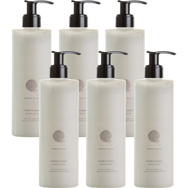 Geneva Guild Haarconditioner met creatine en kamille-extract met pompje, veganisten 6x380 ml