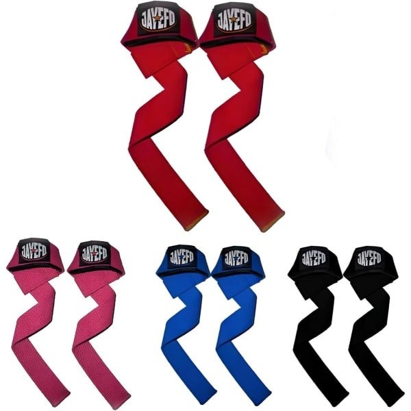 Gewichthefbanden voor Krachttraining - Padded Polssteun voor Deadlifts en Pull-ups