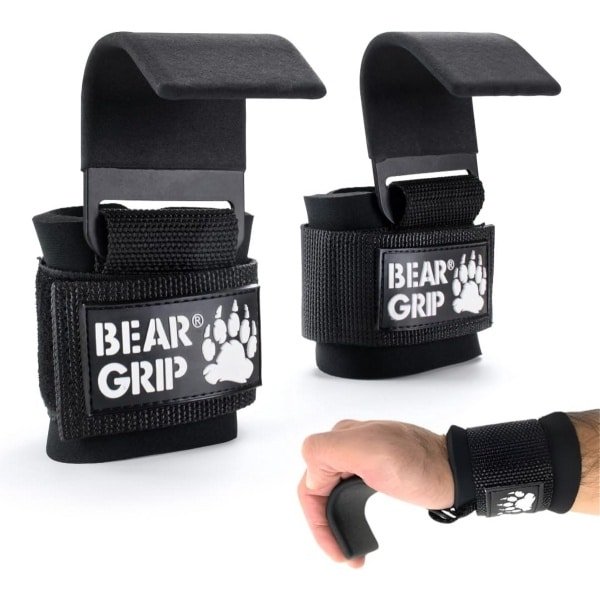 Gewichthefhaken met Antislip Rubberen Coating voor Krachttraining