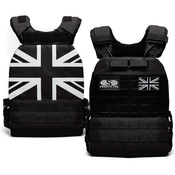 Gewogen Vest 10kg Ultraduurzaam Verstelbaar Crossfit Krachttraining - Grijs gewichtsvest