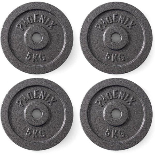 Gietijzeren Halter- en Gewichtsschijven - Perfect voor Krachttraining en Fitness - Diverse Gewichten (1.25kg - 20kg)