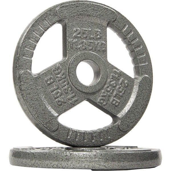 Gietijzeren Halterplaten Set van 2 - 25 LBS - Voor Krachttraining en Gewichtheffen - 50mm Opening