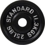 Gietijzeren Halterschijf Olympisch - Krachttraining Gewichtheffen Plaat - 25 LBS (11,3 kg)