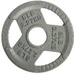 Gietijzeren Halterschijf voor Krachttraining en Gewichtheffen - 2,3 kg