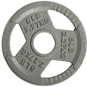 Gietijzeren Halterschijf voor Krachttraining en Gewichtheffen - 2,3 kg