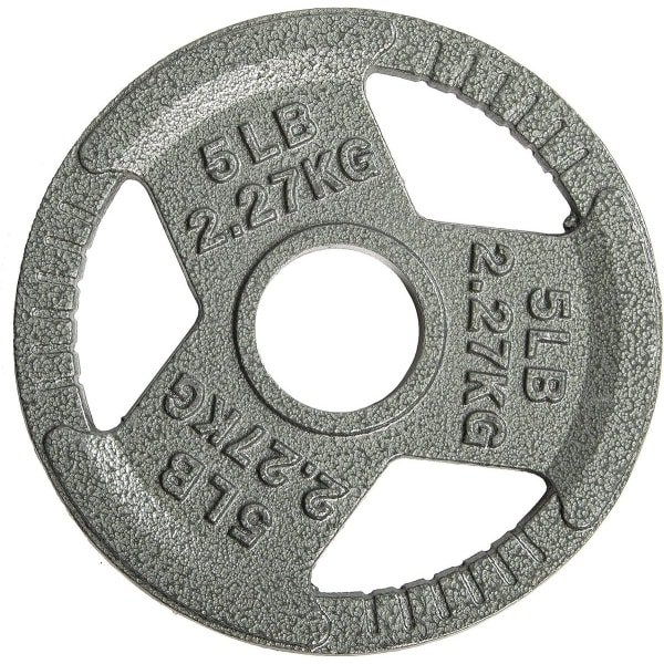 Gietijzeren Halterschijf voor Krachttraining en Gewichtheffen - 2,3 kg