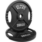 Gietijzeren Halterschijven 50mm - Olympische Gewichtsplaten voor Krachttraining (Per Paar)